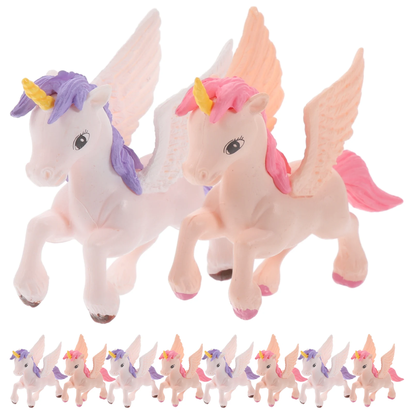10pcs Miniature Unicorn Statue PVC Figurines Decorative Succulents Plant Ornaments Home Garden Accessories Mini Landscape Photo
10pcs Miniature Unicorn Statue PVC Figurines Decorative Succulents Plant Ornaments Home Garden Accessories Mini Landscape Photo