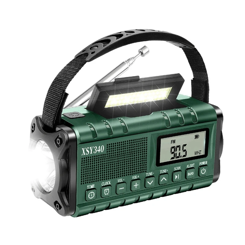 Intelligent Emergency Radio Multi-Function Hand Power Generation Usb Charging Solar Charging Storage Station Solar Charging
Intelligent Emergency Radio Multi-Function Hand Power Generation Usb Charging Solar Charging Storage Station Solar Charging