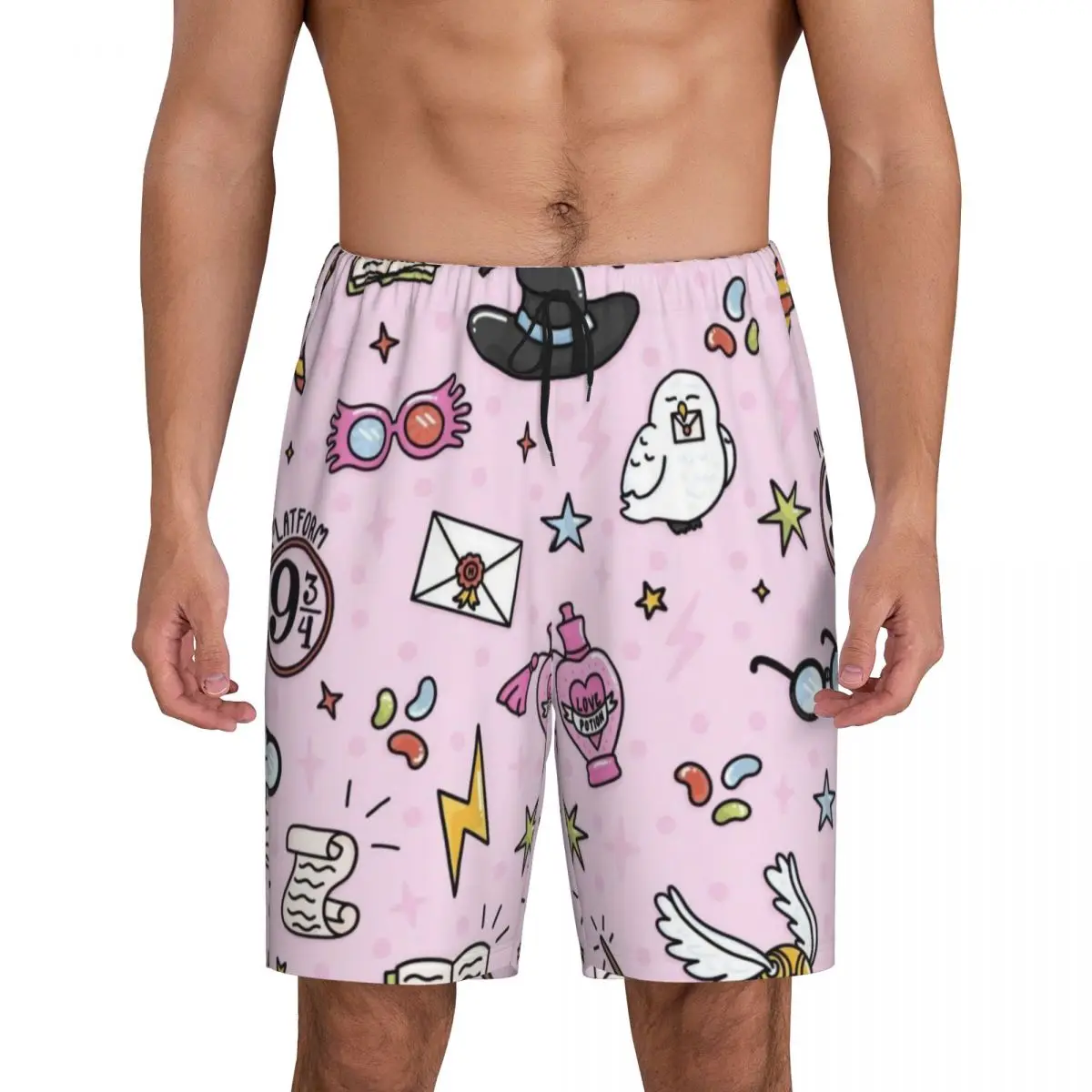 Custom Harrys Magic Adventure Movies Potters Pajama Bottoms Men's Lounge Sleep Shorts Drawstring Sleepwear Pjs with Pockets
Custom Harrys Magic Adventure Movies Potters Pajama Bottoms Men's Lounge Sleep Shorts Drawstring Sleepwear Pjs with Pockets