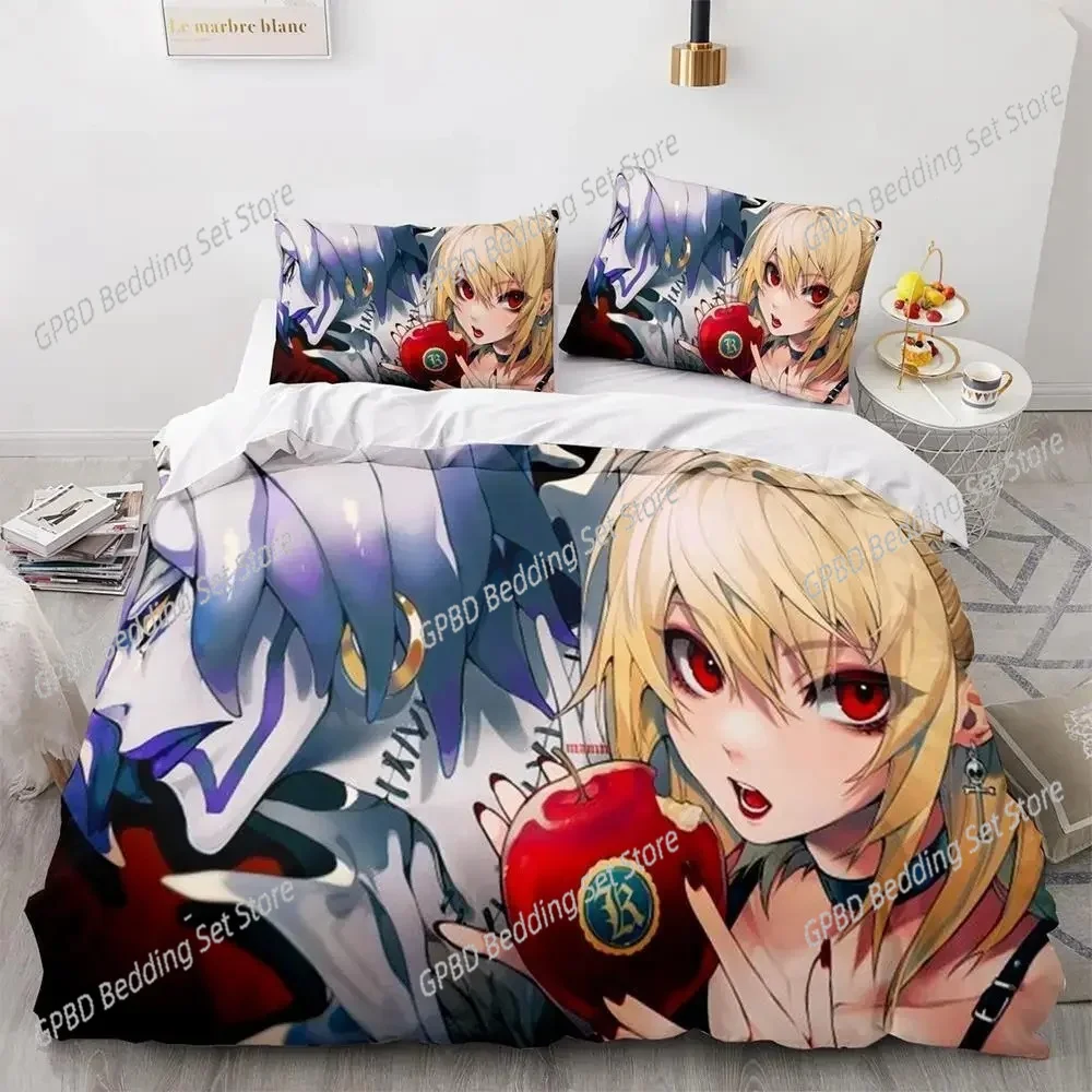 Death Note Bedding Set Single Twin Full Queen King Size Bed Set Adult Kids Bed room Duvet cover Sets 3D Print Anime Death Note
Death Note Bedding Set Single Twin Full Queen King Size Bed Set Adult Kids Bed room Duvet cover Sets 3D Print Anime Death Note