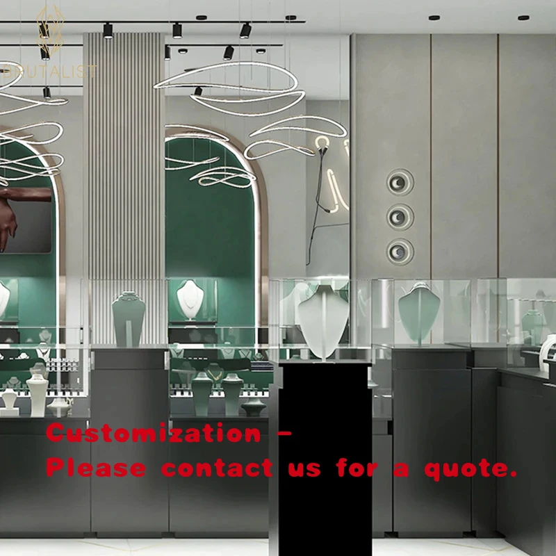 custom.Brutalist Luxury Custom Women Clothing Store Display Rack with LED Lighting & Durable Retail Shop Counter De
custom.Brutalist Luxury Custom Women Clothing Store Display Rack with LED Lighting & Durable Retail Shop Counter De