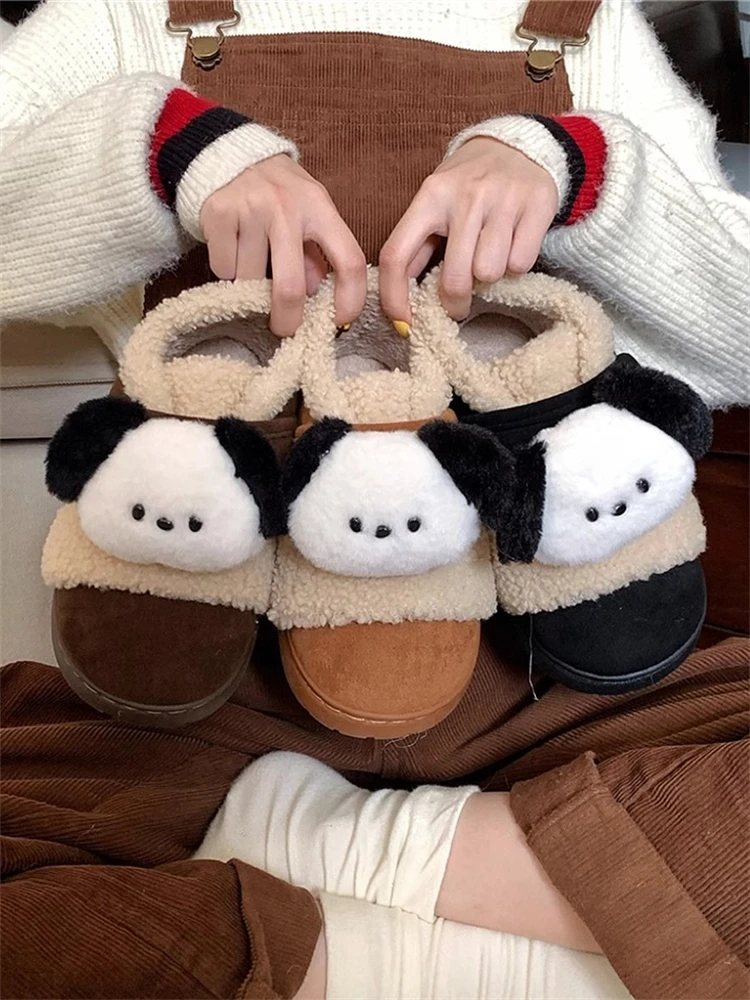 Casual Bean Shoes for Women Soft Cute Dog Winter New Magic Tape Cotton Shoes Color Block All Match Bean Boots Daily Wear
Casual Bean Shoes for Women Soft Cute Dog Winter New Magic Tape Cotton Shoes Color Block All Match Bean Boots Daily Wear