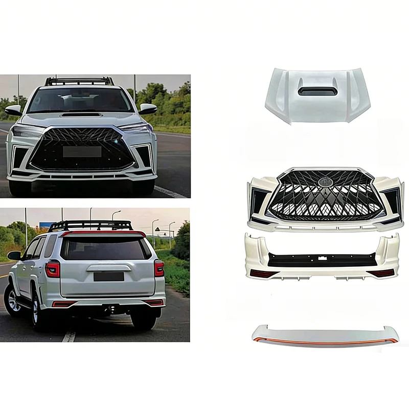Body Kit for 4Runner 2014 -2022 Upgrade to Style Complete Set W Front Bumper Grille LED Headlight Tail Light
Body Kit for 4Runner 2014 -2022 Upgrade to Style Complete Set W Front Bumper Grille LED Headlight Tail Light