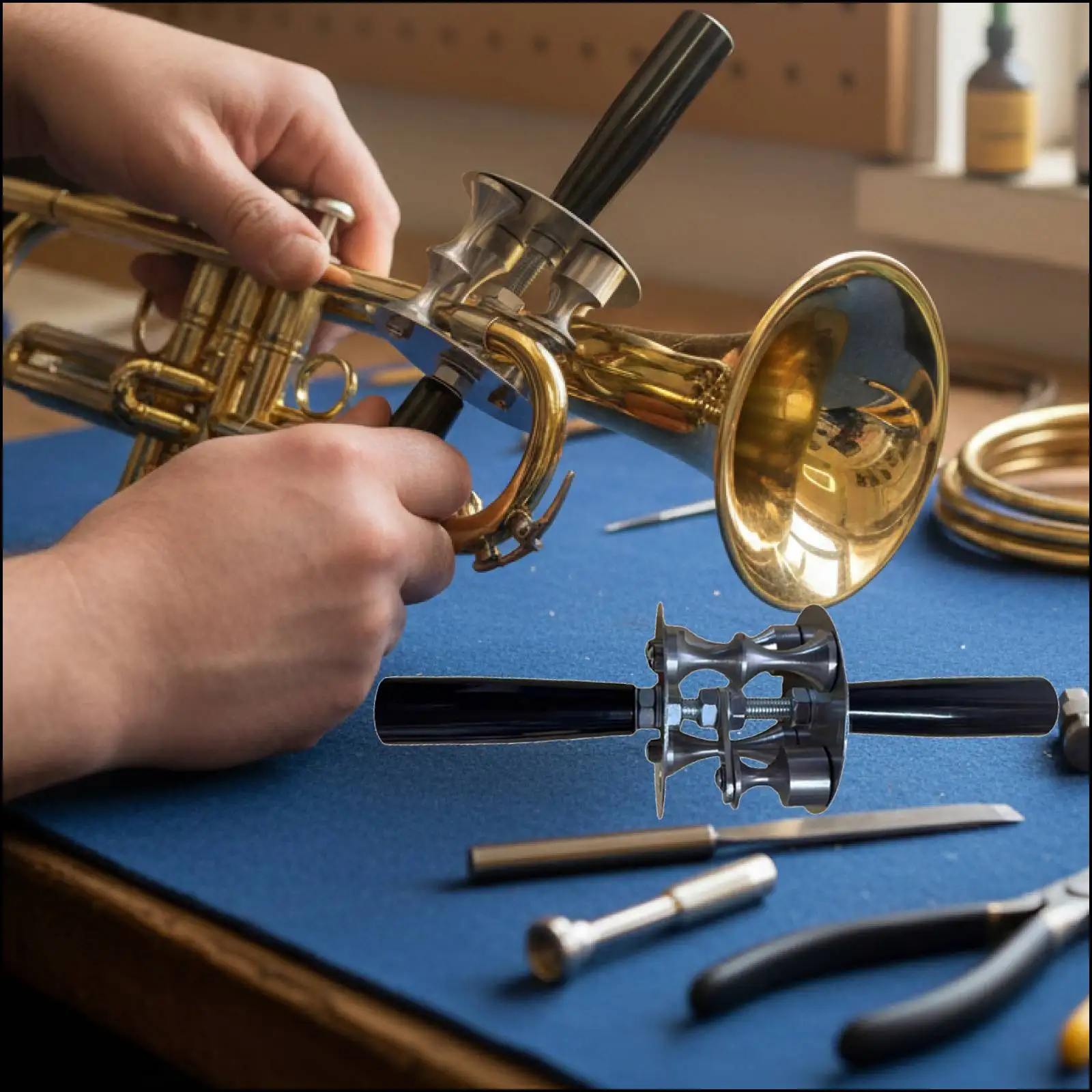Saxophone Repair Roller Portable Wear Resistant Metal Tool Convenient for Repairing Trumpet Trombone Sax Accessories
Saxophone Repair Roller Portable Wear Resistant Metal Tool Convenient for Repairing Trumpet Trombone Sax Accessories