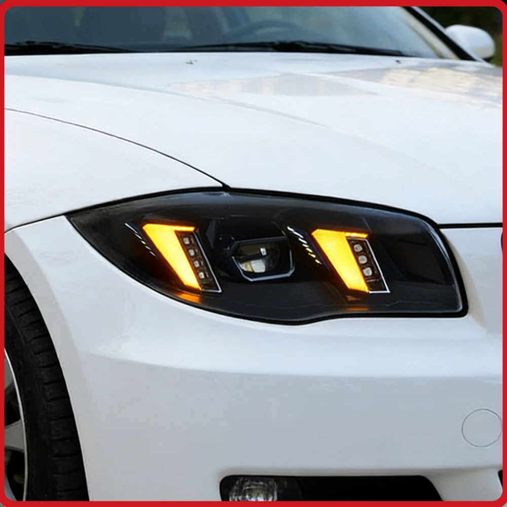 For BMW 1 Series E87 2004-2011 Headlights Assembly Upgrade LED Lens Accessories Startup Effect Flashing Turn Light Plug and Play
For BMW 1 Series E87 2004-2011 Headlights Assembly Upgrade LED Lens Accessories Startup Effect Flashing Turn Light Plug and Play