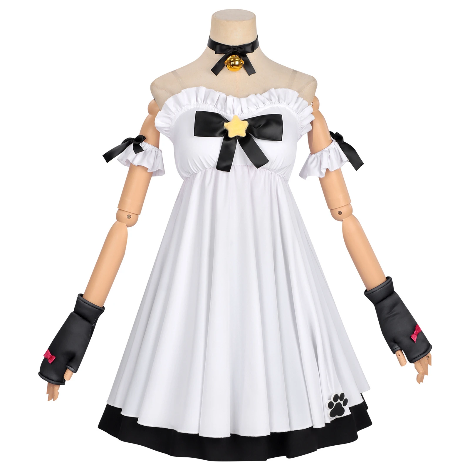 Women Anime Cosplay Costume, Nanally Collins Bralette Dress Full Set
Women Anime Cosplay Costume, Nanally Collins Bralette Dress Full Set