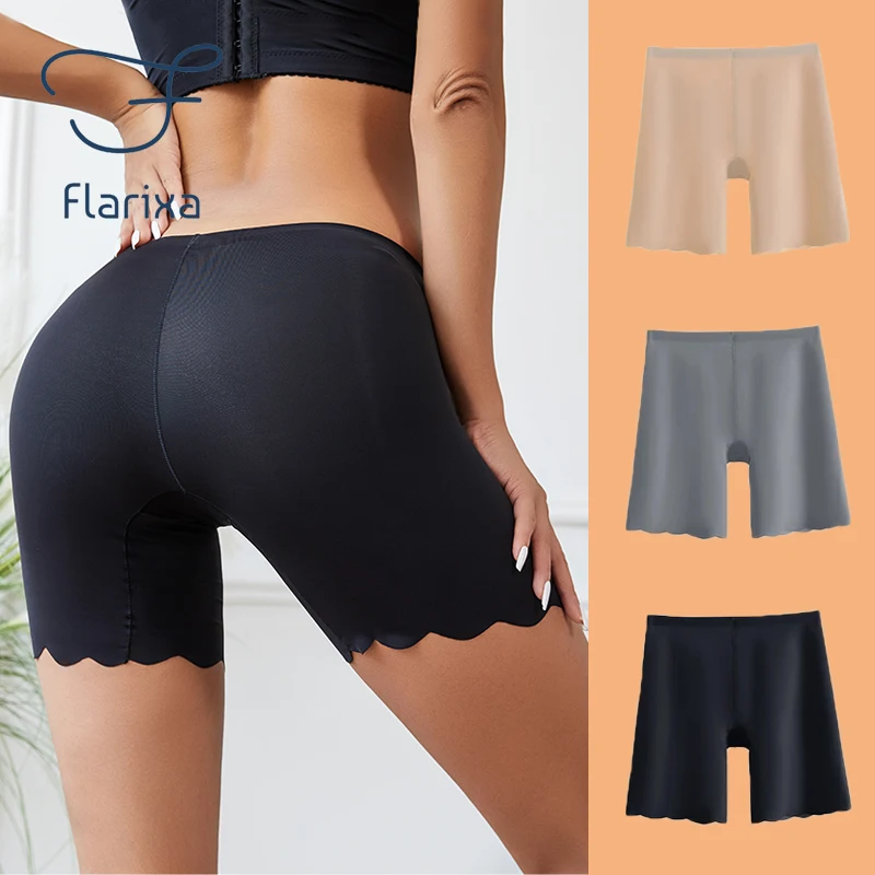 Flarixa 2 in 1 High Waist Seamless Ice Silk Safety Pants Women' Panties Wave Breathable Short Under Skirt Tights Women Underwear
Flarixa 2 in 1 High Waist Seamless Ice Silk Safety Pants Women' Panties Wave Breathable Short Under Skirt Tights Women Underwear
