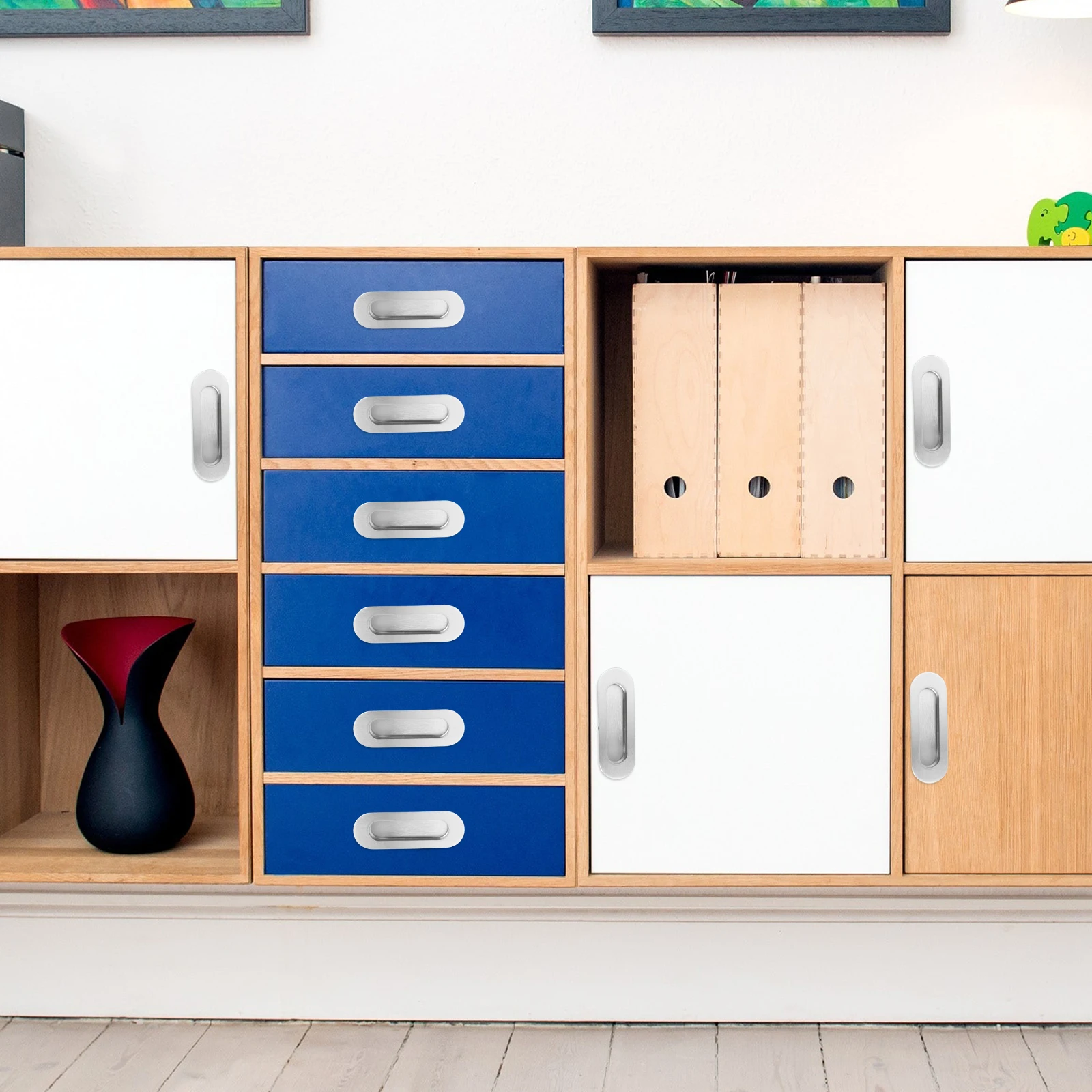 2pcs Invisible Modern Handle Simple Stainless Steel Pull Door Knob For Kitchen Cabinet Seal Drawer Durable Solid Thick Easy
2pcs Invisible Modern Handle Simple Stainless Steel Pull Door Knob For Kitchen Cabinet Seal Drawer Durable Solid Thick Easy