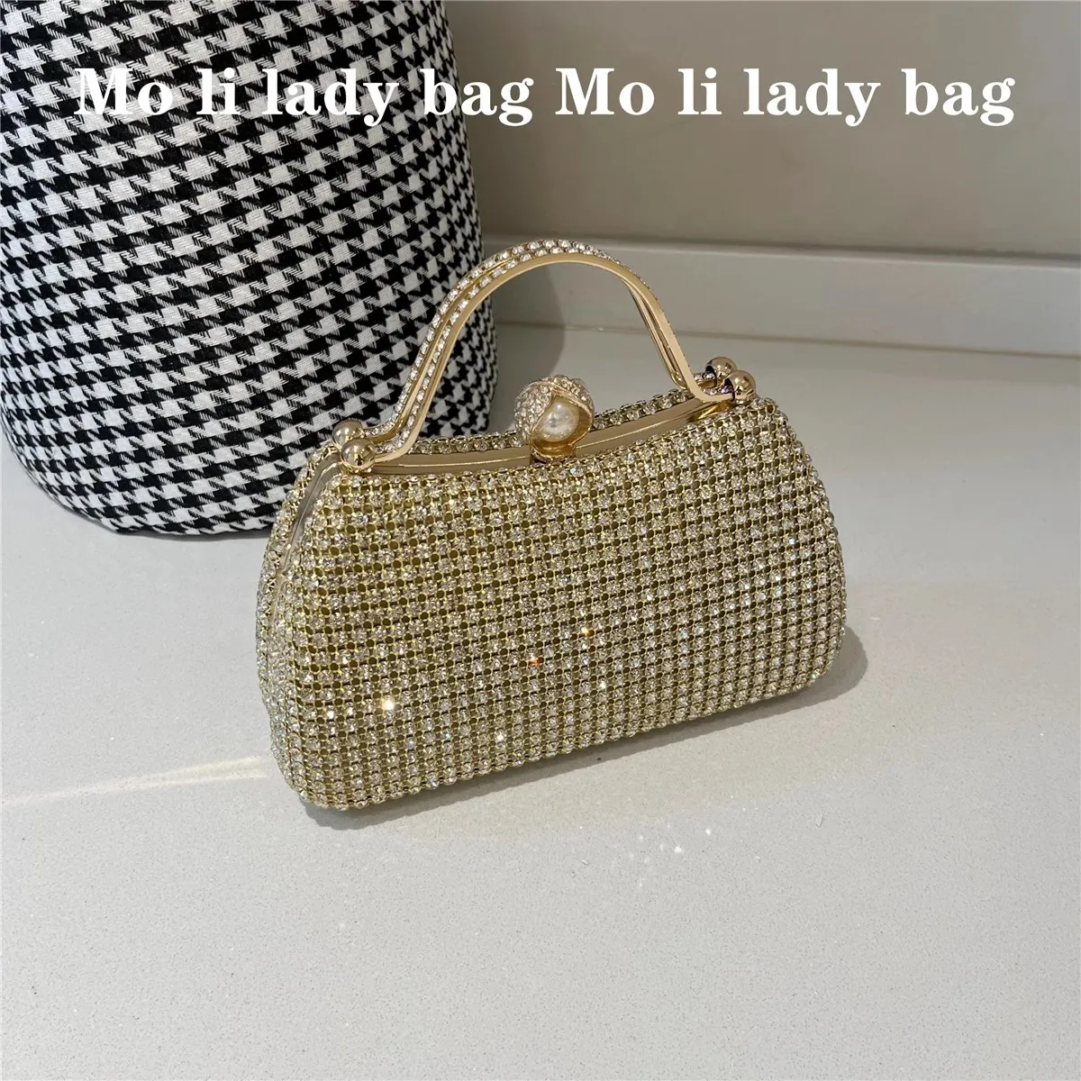 Luxury Crystal Rhinestones Diamond Evening Bag Glitter Fashion Women's Handbag Wedding Party Clutch Purse Shoulder Crossbody Bag
Luxury Crystal Rhinestones Diamond Evening Bag Glitter Fashion Women's Handbag Wedding Party Clutch Purse Shoulder Crossbody Bag