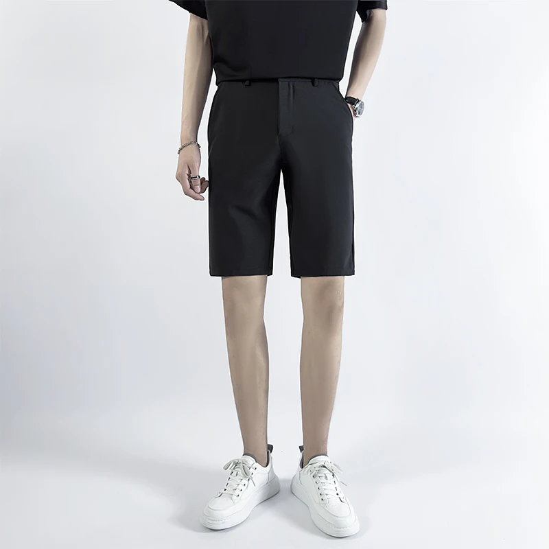 Летние тонкие мужские шорты из ледяного шелка, прямые, легкие, повседневные, белые, деловые, модные, длиной до колена
Летние тонкие мужские шорты из ледяного шелка, прямые, легкие, повседневные, белые, деловые, модные, длиной до колена