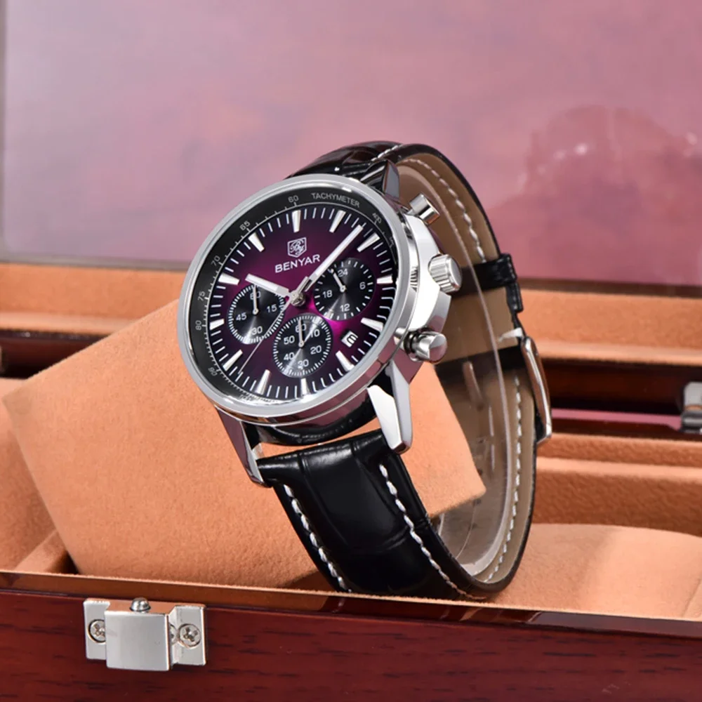 Новинка 2022, мужские часы BENYAR, лучший бренд, роскошные кварцевые часы для мужчин, наручные часы с хронографом, водонепроницаемые кожаные светящиеся часы
Новинка 2022, мужские часы BENYAR, лучший бренд, роскошные кварцевые часы для мужчин, наручные часы с хронографом, водонепроницаемые кожаные светящиеся часы