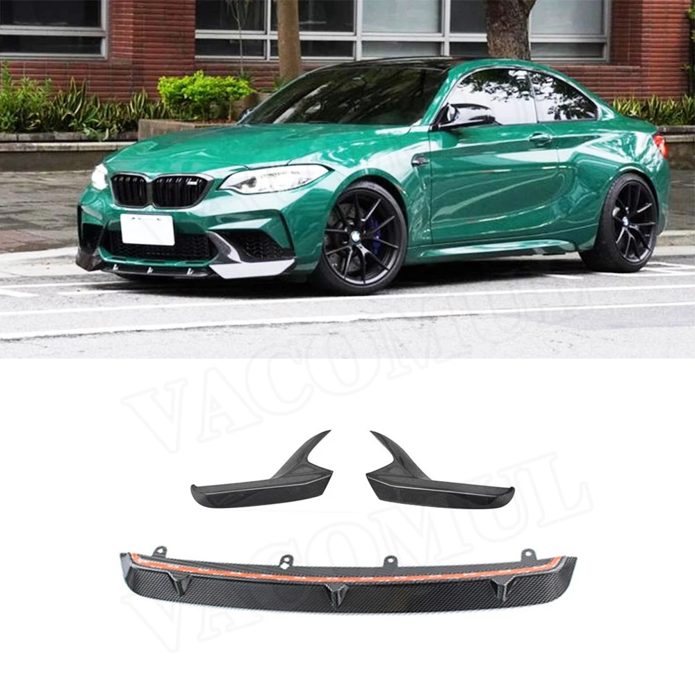 Carbon Fiber Front Bumper Lip Spoiler Splitters for BMW F87 M2 M2C Competition 2018 - 2020 Bumper Guard Car Styling
Carbon Fiber Front Bumper Lip Spoiler Splitters for BMW F87 M2 M2C Competition 2018 - 2020 Bumper Guard Car Styling