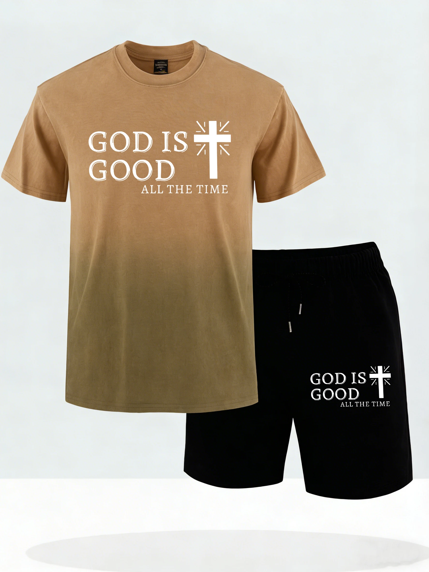 God Is Good Cross Print Mens Beach Summer Tie-Dye T-Shirt Suits Simple Cool T Shirts Gym Comfy Short Pants Breathable Clothes
God Is Good Cross Print Mens Beach Summer Tie-Dye T-Shirt Suits Simple Cool T Shirts Gym Comfy Short Pants Breathable Clothes