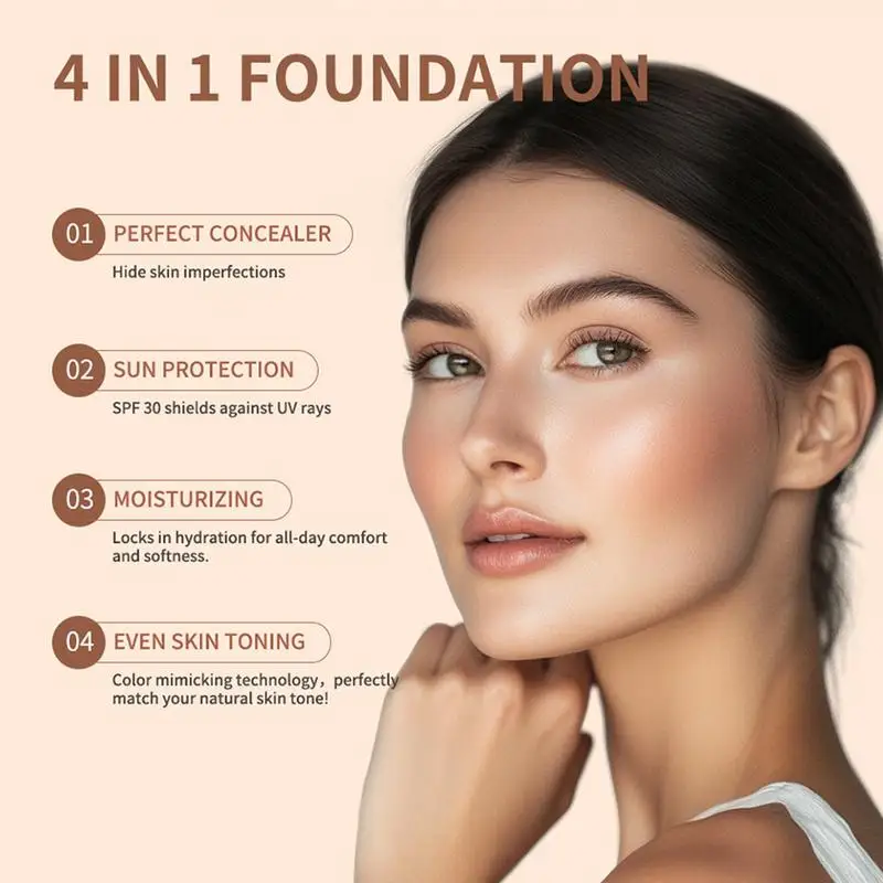 Full Coverage Concealer 30ml Long Lasting Makeup Foundation For Women Buildable Foundation Concealer Makeup Moisturizing
Full Coverage Concealer 30ml Long Lasting Makeup Foundation For Women Buildable Foundation Concealer Makeup Moisturizing