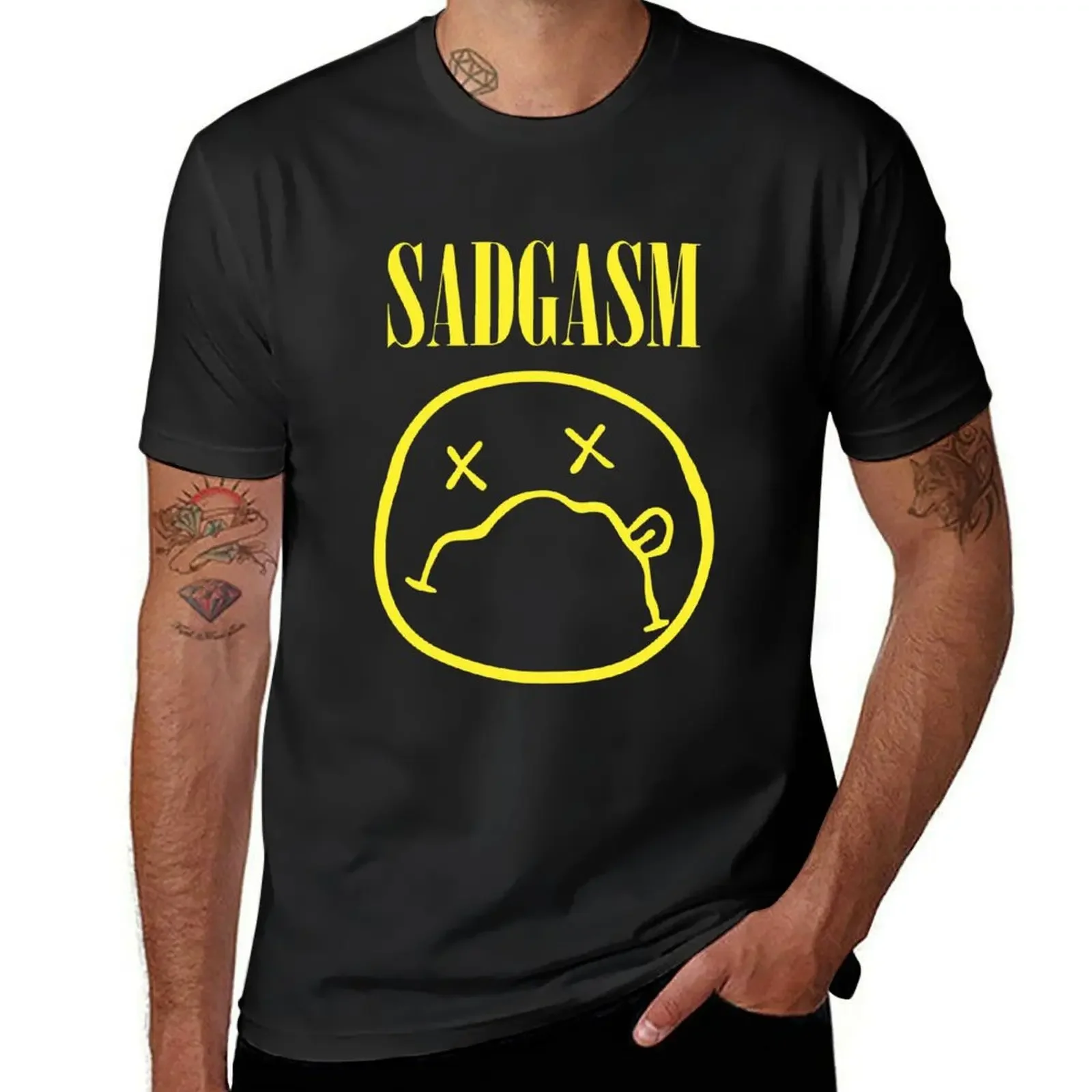 Sadgasm T-Shirt plus size clothes summer tops korean fashion rapper graphic tees men clothes
Sadgasm T-Shirt plus size clothes summer tops korean fashion rapper graphic tees men clothes