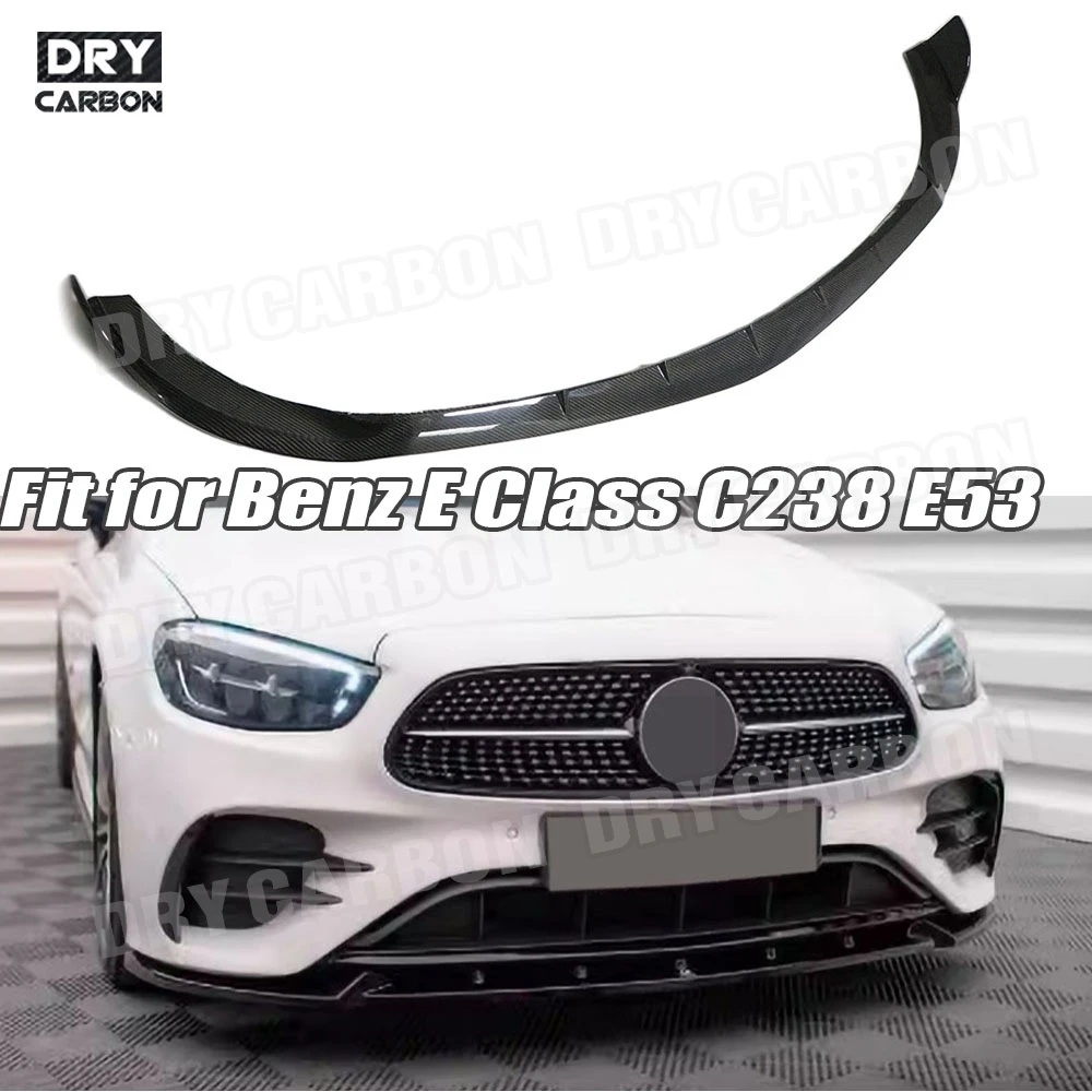 Carbon Fiber Car Front Bumper Splitter for Benz E Class C238 E53 Couper 2021-2023 Front Bumper Spoiler Lip Diffuser Body Kit
Carbon Fiber Car Front Bumper Splitter for Benz E Class C238 E53 Couper 2021-2023 Front Bumper Spoiler Lip Diffuser Body Kit