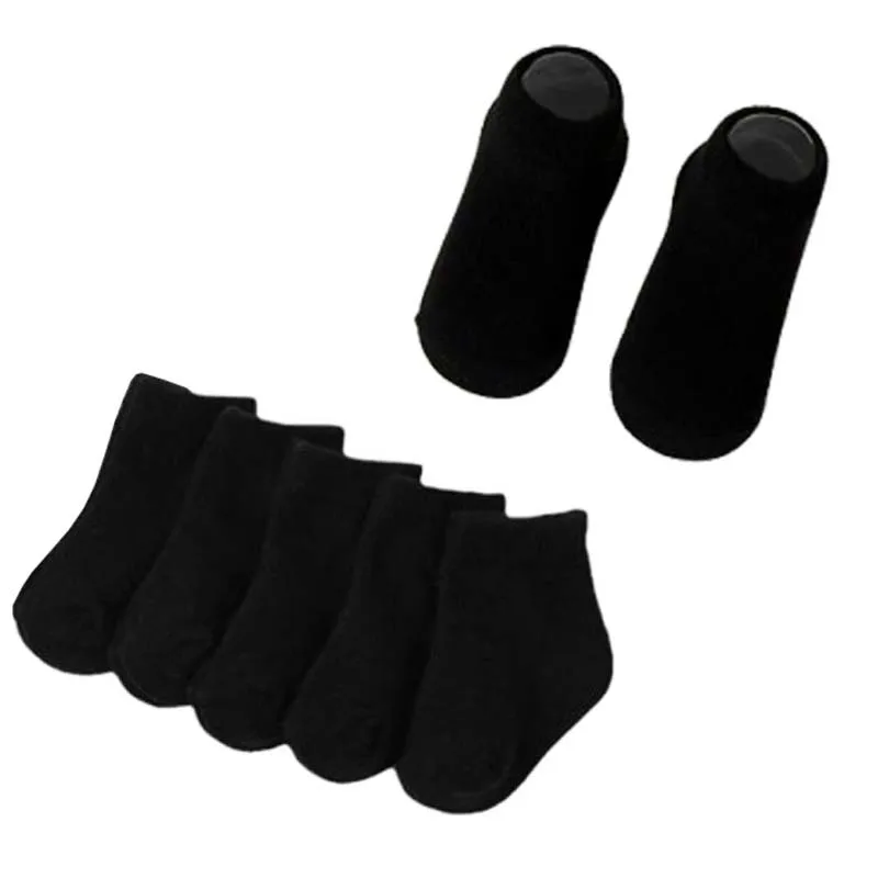5/10 Pair new black color casual children's baby socks
5/10 Pair new black color casual children's baby socks