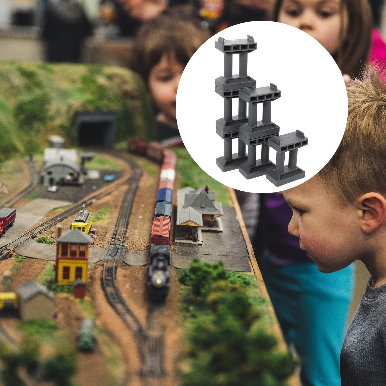 6 Pcs Rail Pier Accessories Bridge Toy Train DIY Model Railway Funny Decorative Child
6 Pcs Rail Pier Accessories Bridge Toy Train DIY Model Railway Funny Decorative Child