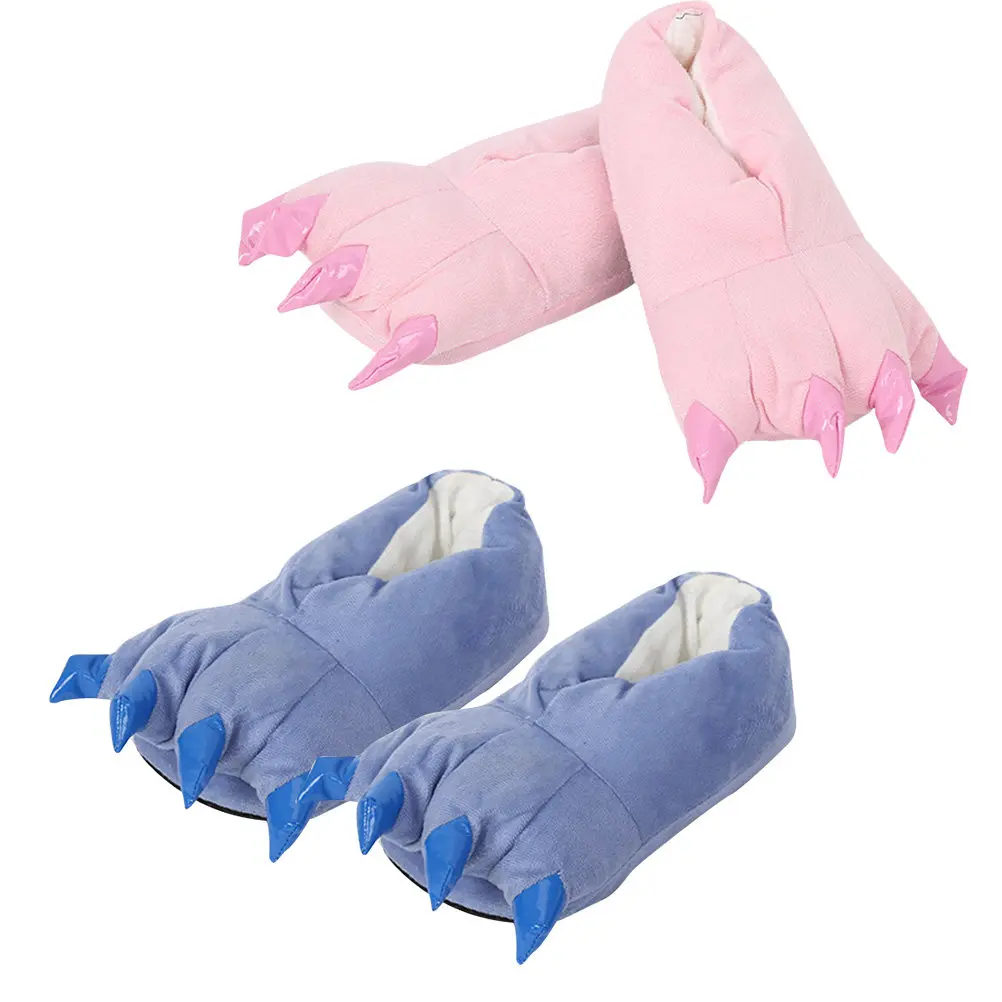 Unisex Warm Winter Dinosaur Paw Slipper Soft Comfortable Flannel Material Non-Slip Sole Size S Pink Cozy Cosplay Animal Claw
Unisex Warm Winter Dinosaur Paw Slipper Soft Comfortable Flannel Material Non-Slip Sole Size S Pink Cozy Cosplay Animal Claw