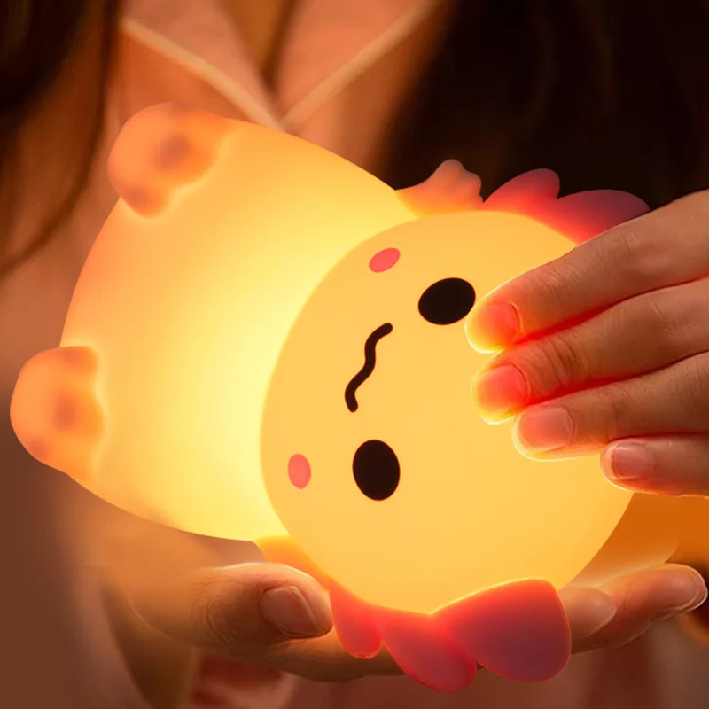 Hot selling silicone pat light hexagonal dinosaur night light salamander USB charging creative gift bedside lamp
Hot selling silicone pat light hexagonal dinosaur night light salamander USB charging creative gift bedside lamp