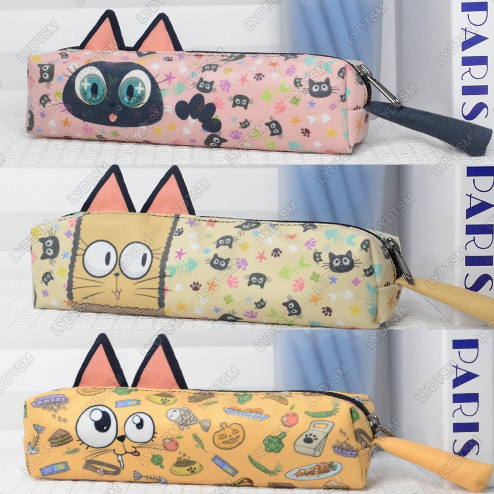 Kawaii мультяшный кот графический принт косметичка пенал милый котенок большая вместительная сумка для канцелярских принадлежностей пенал школьные принадлежности
Kawaii мультяшный кот графический принт косметичка пенал милый котенок большая вместительная сумка для канцелярских принадлежностей пенал школьные принадлежности