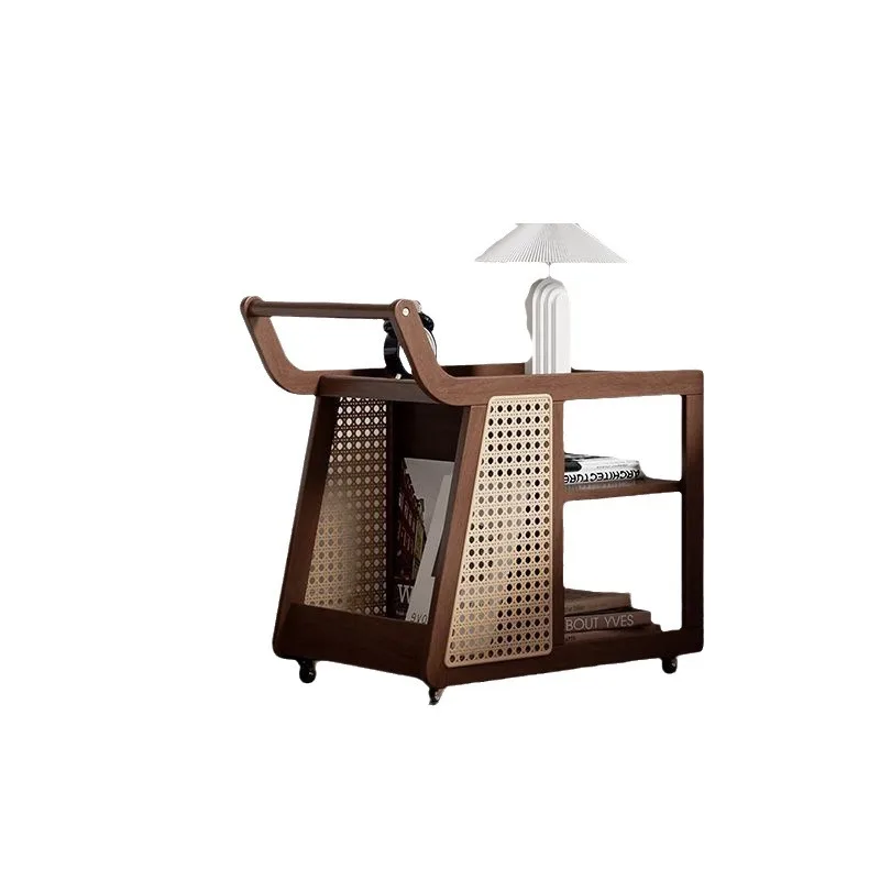 All solid wood sofa side table, trolley side cabinet side cabinet, movable tea table multi-layer coffee table
All solid wood sofa side table, trolley side cabinet side cabinet, movable tea table multi-layer coffee table