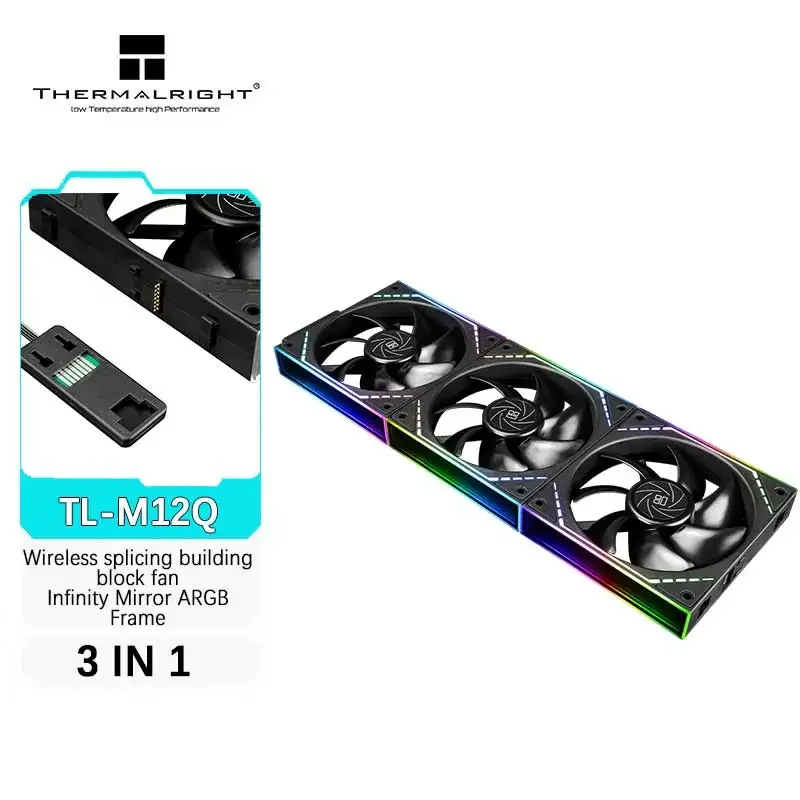 Thermalright TL-M12Q X3 Вентилятор с беспроводным сращиванием Building Block Triple Pack 2000PRW Infinity Mirror ARGB Frame Triple Pack
Thermalright TL-M12Q X3 Вентилятор с беспроводным сращиванием Building Block Triple Pack 2000PRW Infinity Mirror ARGB Frame Triple Pack