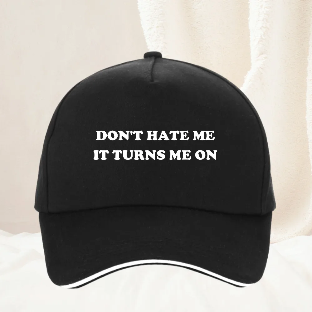 Don't Hate Me It Turns Me on Baseball Cap outdoor Hunting Camping Adjustable Dad Men Women Vintage Sun Visors Snapback Cap
Don't Hate Me It Turns Me on Baseball Cap outdoor Hunting Camping Adjustable Dad Men Women Vintage Sun Visors Snapback Cap