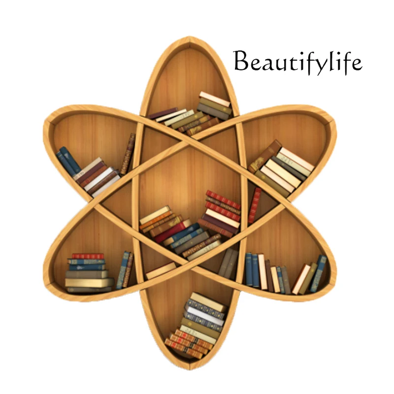 Creative plum blossom shape bookshelf exhibition hall decoration library picture book rack reading area wall decoration rack
Creative plum blossom shape bookshelf exhibition hall decoration library picture book rack reading area wall decoration rack