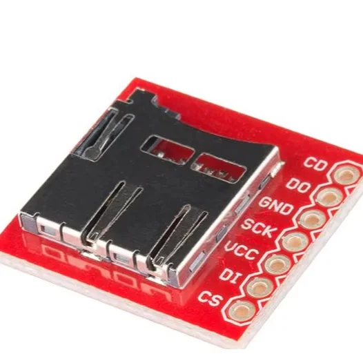 BOB-00544 microSD Transflash Breakout Memory IC Development Tools Breakout Boards
BOB-00544 microSD Transflash Breakout Memory IC Development Tools Breakout Boards