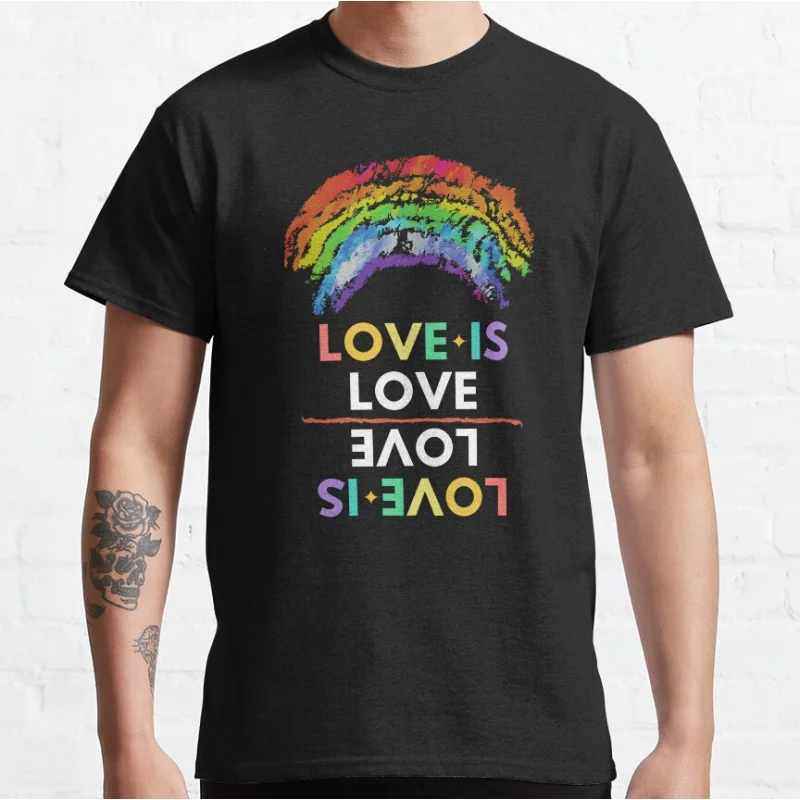 Love is Love lgbtq pride month gift clothing Short-sleeve crewneck T-shirt for men large size Adult Tops S-6xl
Love is Love lgbtq pride month gift clothing Short-sleeve crewneck T-shirt for men large size Adult Tops S-6xl
