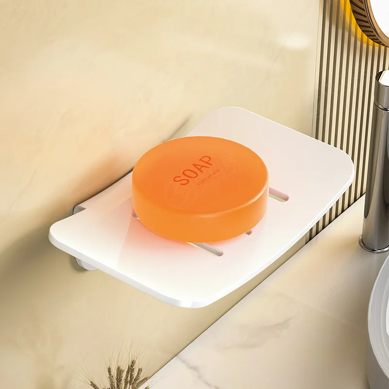New Product No Drilling Soap Holder Rack Bathroom Accessories Grey White Color Aluminum Soap Dishes
New Product No Drilling Soap Holder Rack Bathroom Accessories Grey White Color Aluminum Soap Dishes