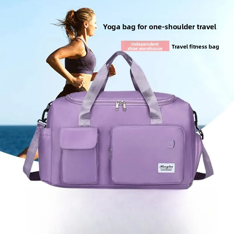 Waterproof Yoga Sports Bag, Single Shoulder Crossbody Gym Bag with Independent Shoe Compartment Fitness Storage Pack
Waterproof Yoga Sports Bag, Single Shoulder Crossbody Gym Bag with Independent Shoe Compartment Fitness Storage Pack