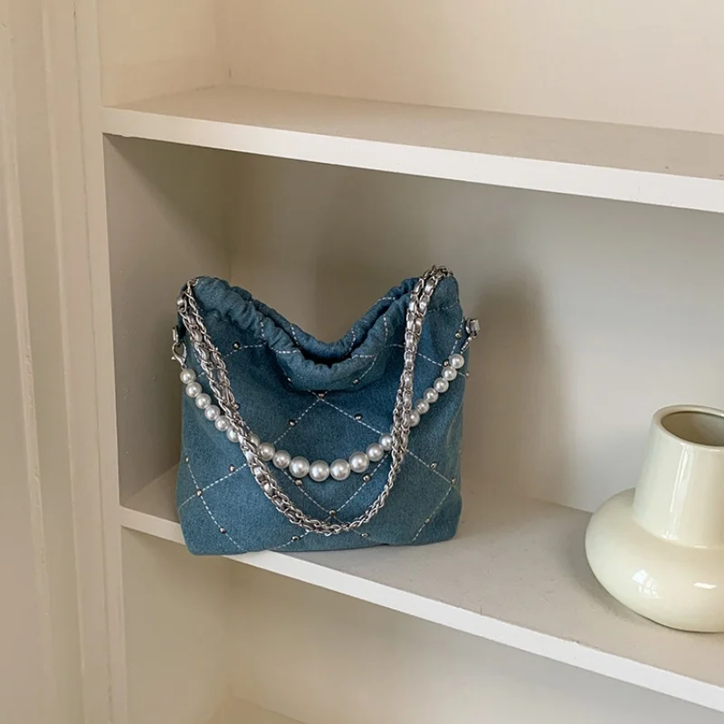 New French Beaded Chain Handbag 2026 Pleated Underarm Shoulder Crossbody Bag Purses and Handbags
New French Beaded Chain Handbag 2026 Pleated Underarm Shoulder Crossbody Bag Purses and Handbags