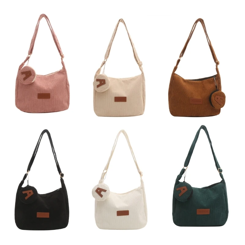 2024 Corduroy Crossbody Bag for Teen Girl Shoulder Bags Student School Book Bag Large Capacity Travel Bags
2024 Corduroy Crossbody Bag for Teen Girl Shoulder Bags Student School Book Bag Large Capacity Travel Bags