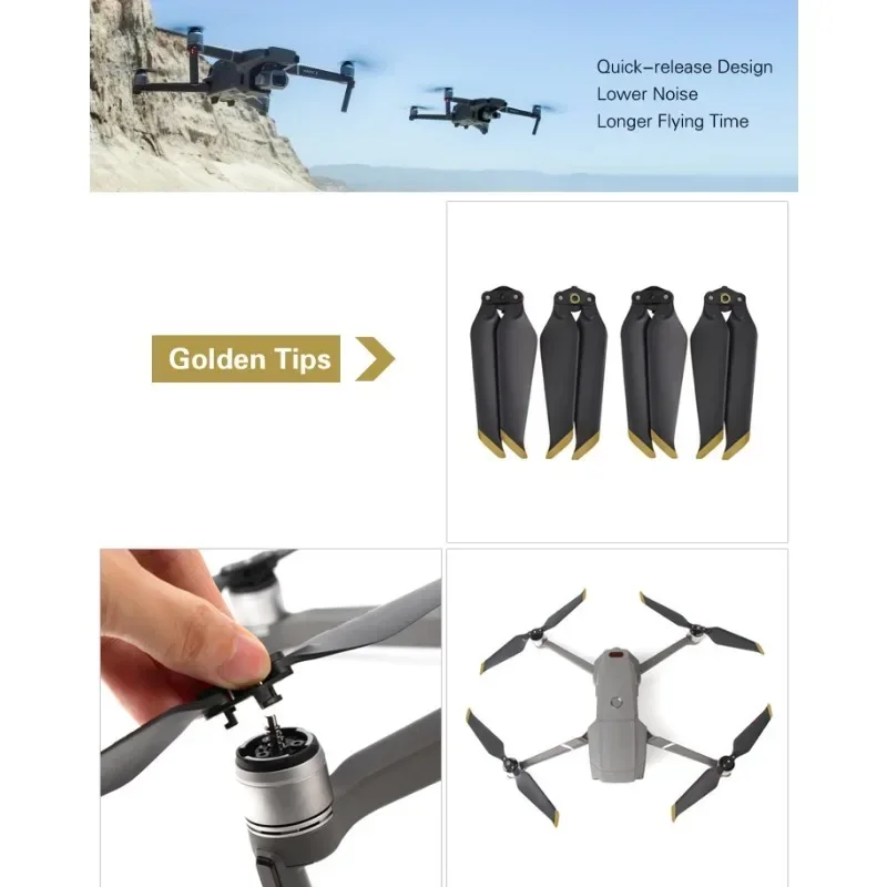 For DJI Mavic 2 Pro Zoom 8743 Low Noise Reduction Propeller Quick-Release Folding Blades Spare Parts Drone Accessories Wings
For DJI Mavic 2 Pro Zoom 8743 Low Noise Reduction Propeller Quick-Release Folding Blades Spare Parts Drone Accessories Wings