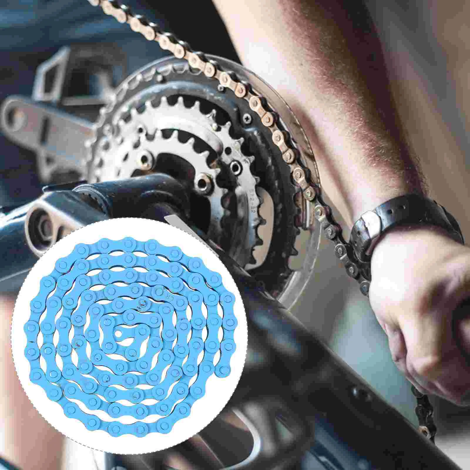 Bicycle Chain for Bike Anti-rust Easy Installation Bikes Professional Bicycles Replacement Road Vehicles
Bicycle Chain for Bike Anti-rust Easy Installation Bikes Professional Bicycles Replacement Road Vehicles