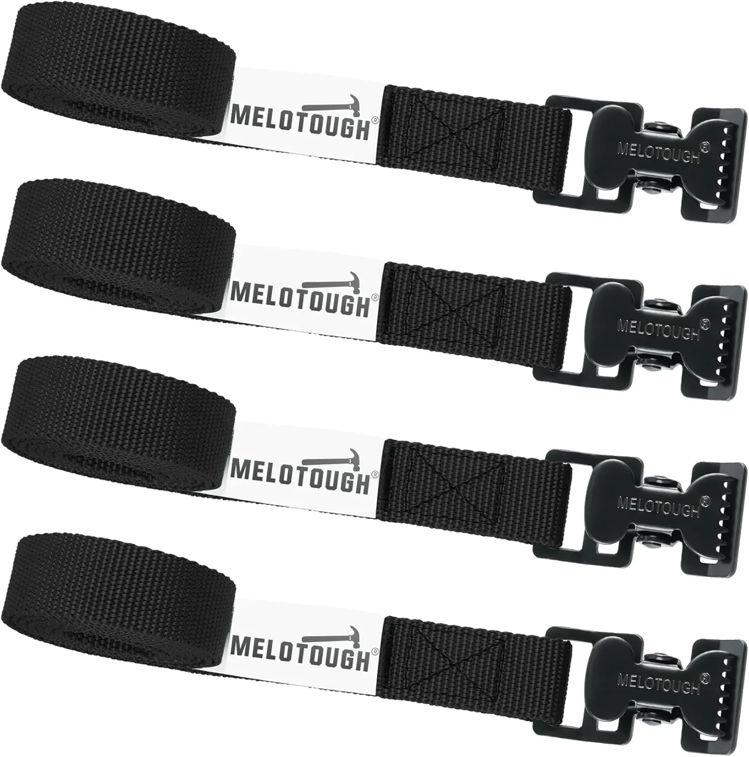 4-Pack 1" x 4ft Heavy-Duty Lashing Straps with Alligator Buckles, Secure Cargo Up to 450lbs
4-Pack 1" x 4ft Heavy-Duty Lashing Straps with Alligator Buckles, Secure Cargo Up to 450lbs