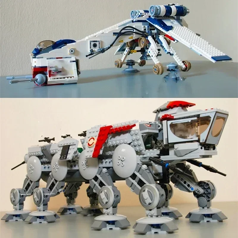 1758PCS Republic Dropship Building Blocks Set AT-OT Walker Compatible with 10195 05053 Birthday Gift Educational Toy Bricks
1758PCS Republic Dropship Building Blocks Set AT-OT Walker Compatible with 10195 05053 Birthday Gift Educational Toy Bricks