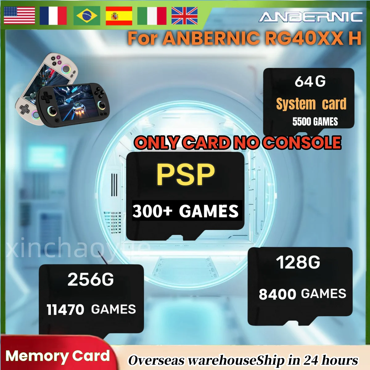 Для Anbernic RG40XX H TF-карта Plug&play, предварительная установка, ретро-игры, PSP 256G, портативная игровая SD-карта, системная карта RG40XXH
Для Anbernic RG40XX H TF-карта Plug&play, предварительная установка, ретро-игры, PSP 256G, портативная игровая SD-карта, системная карта RG40XXH