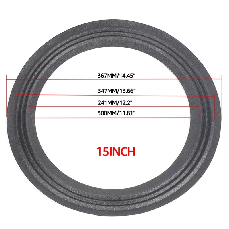 2Pcs/set Tri-fold Ring Edge Speaker Repair Parts 6.5''/8''/10"/12"/15" inch Loudspeaker Speaker Surround Repair
2Pcs/set Tri-fold Ring Edge Speaker Repair Parts 6.5''/8''/10"/12"/15" inch Loudspeaker Speaker Surround Repair