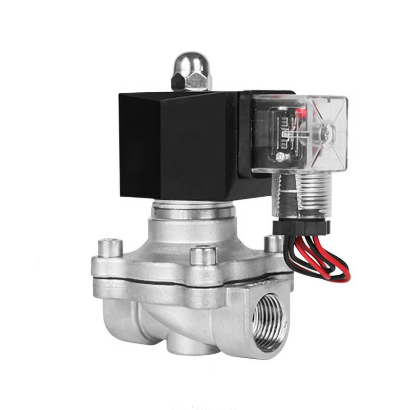 1/2" Normally Closed Waterproof Solenoid Valve DN15 Stainless steel Solenoid Valves With LED Power Indicator 24V 12V 220V 110V
1/2" Normally Closed Waterproof Solenoid Valve DN15 Stainless steel Solenoid Valves With LED Power Indicator 24V 12V 220V 110V