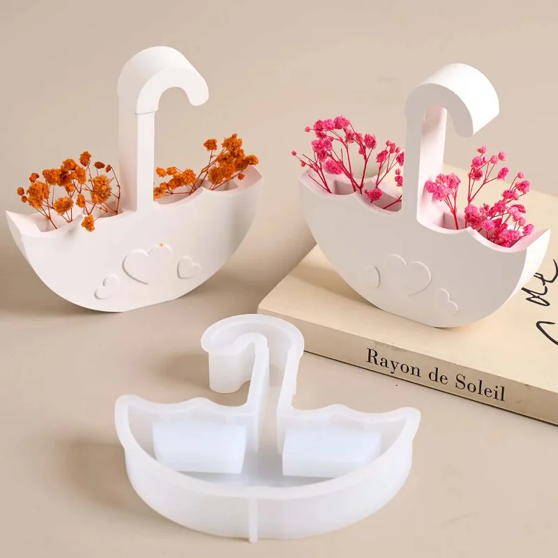 Umbrella Shape Flowerpot Silicone Mold DIY Handmade Plaster Resin Flower Arrangement Basket Craft Casting Molds Home Vase Decor
Umbrella Shape Flowerpot Silicone Mold DIY Handmade Plaster Resin Flower Arrangement Basket Craft Casting Molds Home Vase Decor