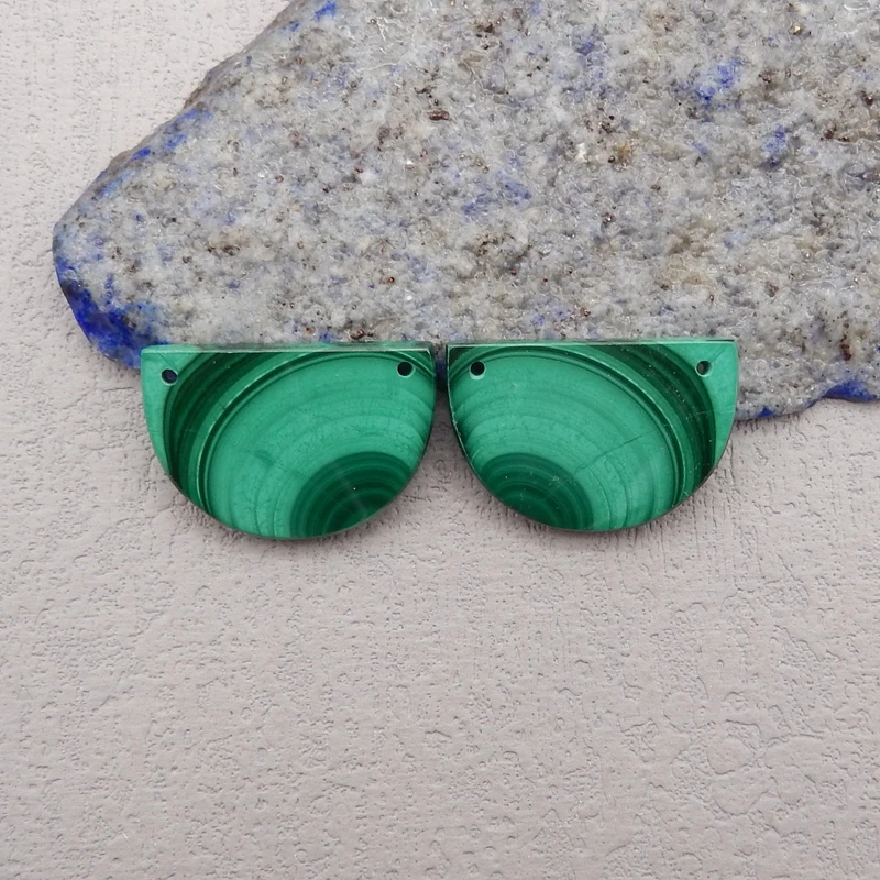 Natural Stone Malachite Double Holes Earring Bead,Earrings Accessories For Women,Fashion Jewelry DIY Making 25x17x3mm 8g
Natural Stone Malachite Double Holes Earring Bead,Earrings Accessories For Women,Fashion Jewelry DIY Making 25x17x3mm 8g