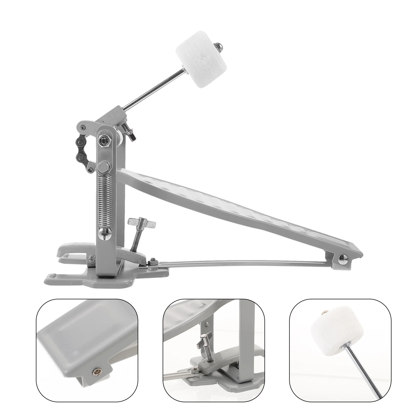 Instruments Drum Pedal Single Replacement Part Professional for Kit Accessory Parts White Child
Instruments Drum Pedal Single Replacement Part Professional for Kit Accessory Parts White Child