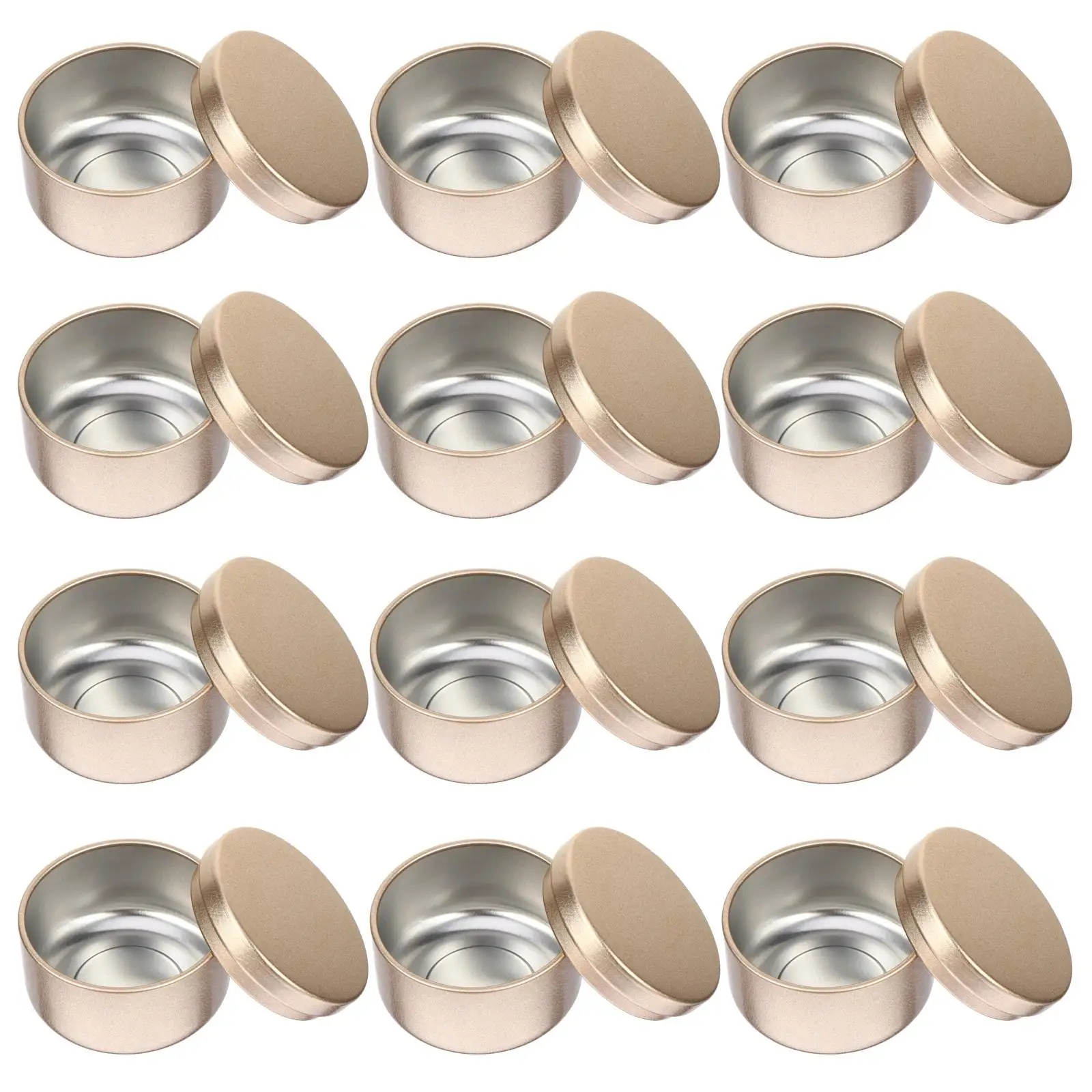 12 PCS Candle Jar Bulk Candles Storage DIY Round Tin Accessories Metal Aluminum Making Travel Craft
12 PCS Candle Jar Bulk Candles Storage DIY Round Tin Accessories Metal Aluminum Making Travel Craft