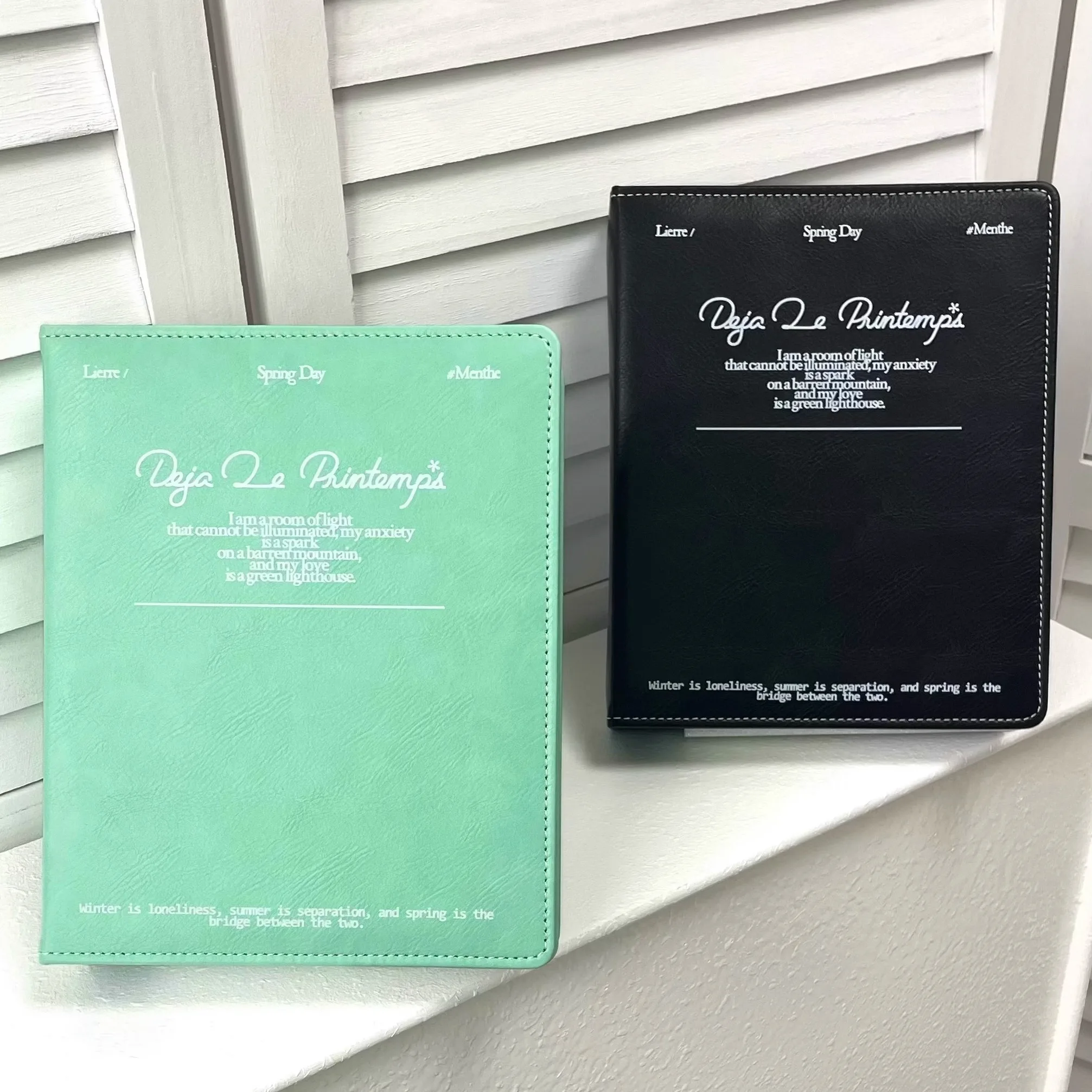 A5 Leather Card Binder 6-Ring Loose Leaf - Spring Themed Large Capacity Photocard Album for Kpop Trading Cards Collection
A5 Leather Card Binder 6-Ring Loose Leaf - Spring Themed Large Capacity Photocard Album for Kpop Trading Cards Collection