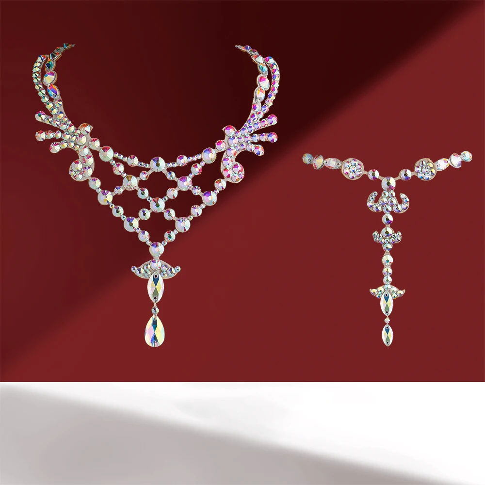 Belly Dance Necklace Performance Accessories Oriental Dancing Female High-End Profession Competition Diamond Chain
Belly Dance Necklace Performance Accessories Oriental Dancing Female High-End Profession Competition Diamond Chain