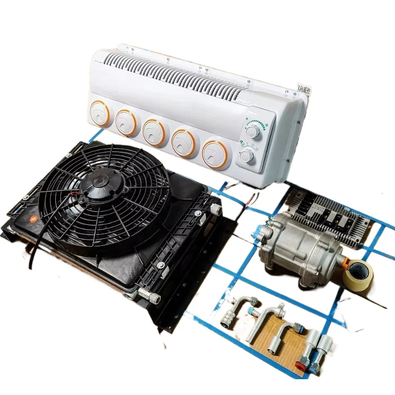 Электрический сплит-кондиционер для легких и тяжелых грузовиков 12В/24В DC, кондиционер для кабины грузовика, кондиционер для автодома
Электрический сплит-кондиционер для легких и тяжелых грузовиков 12В/24В DC, кондиционер для кабины грузовика, кондиционер для автодома