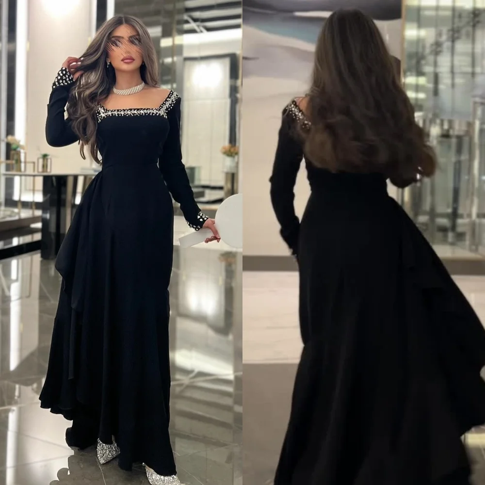 Customized Fashion High quality Chiffon Rhinestone Beading Ruched Asymmetrical Square Neck Long Dresses Bespoke Occasion Dresses
Customized Fashion High quality Chiffon Rhinestone Beading Ruched Asymmetrical Square Neck Long Dresses Bespoke Occasion Dresses